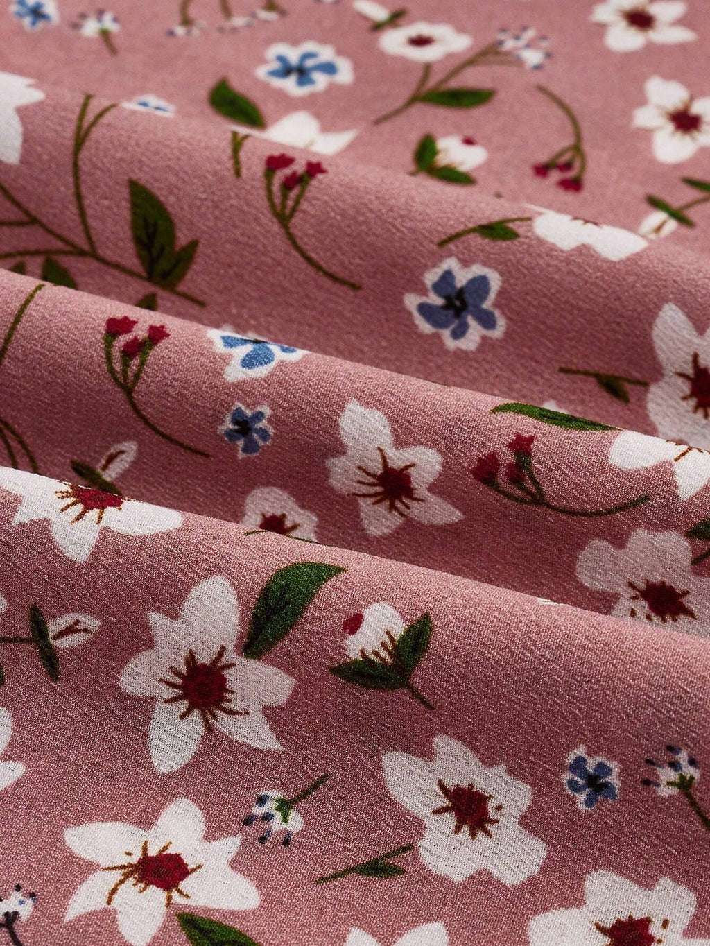 Blossom | Women's Floral Maxi Dress Long Sleeve Round Neck