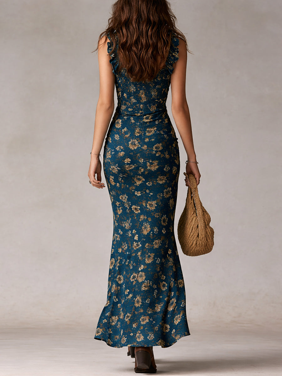 Beatriz | Women's Floral Slit Maxi Dress