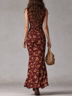 Beatriz | Women's Floral Slit Maxi Dress