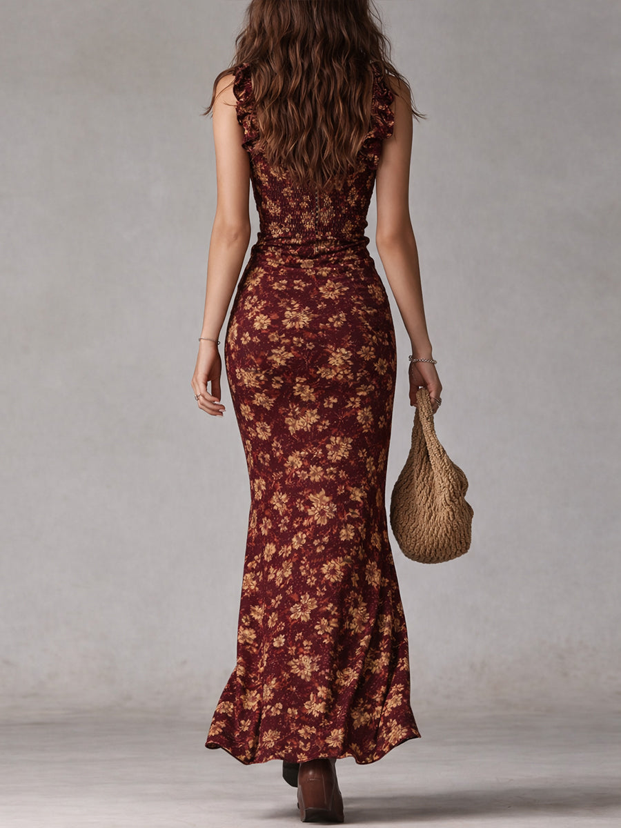 Beatriz | Women's Floral Slit Maxi Dress