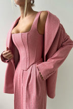 Bellamy | Women's Three Piece Herringbone Suit Set