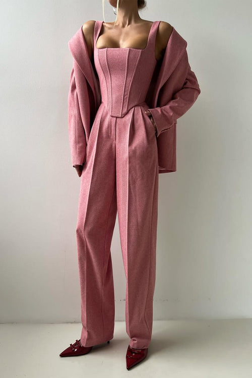 Bellamy | Women's Three Piece Herringbone Suit Set