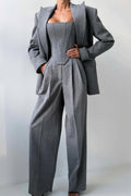 Bellamy | Women's Three Piece Herringbone Suit Set