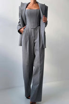 Bellamy | Women's Three Piece Herringbone Suit Set
