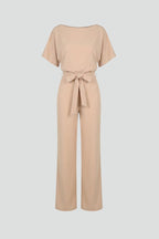 Celina | Women's Wide Leg Belted Jumpsuit