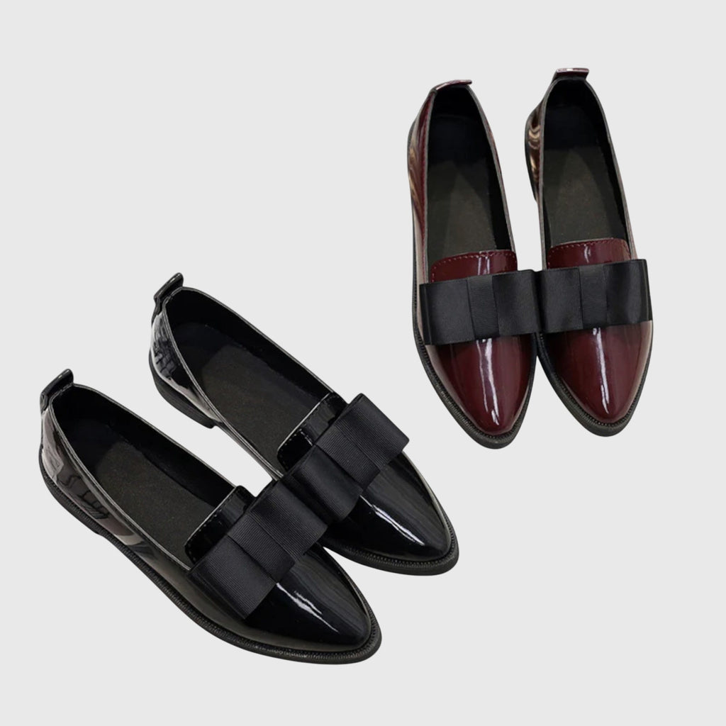 Imogen | Women's Bow Pointed Loafers