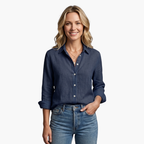 Isadora | Women's Button Up Long Sleeve Shirt