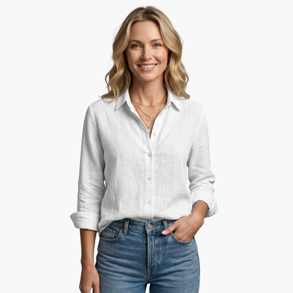 Isadora | Women's Button Up Long Sleeve Shirt