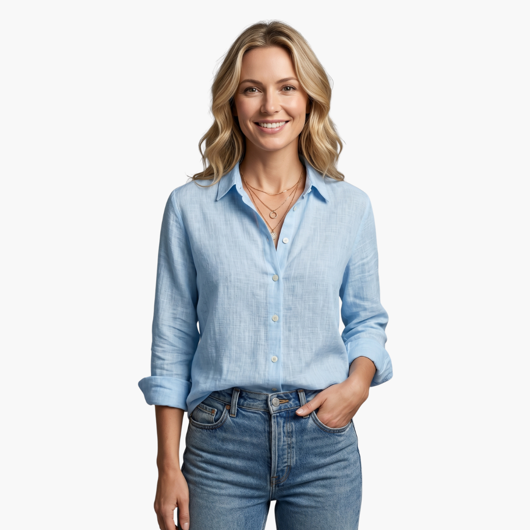 Isadora | Women's Button Up Long Sleeve Shirt