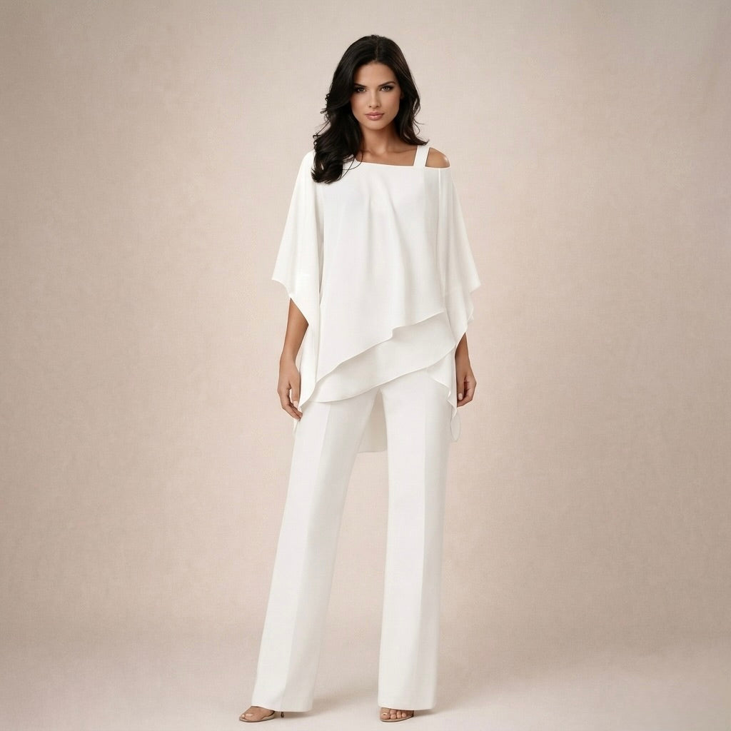 Lysandra | Women's Off Shoulder Wide Leg Set