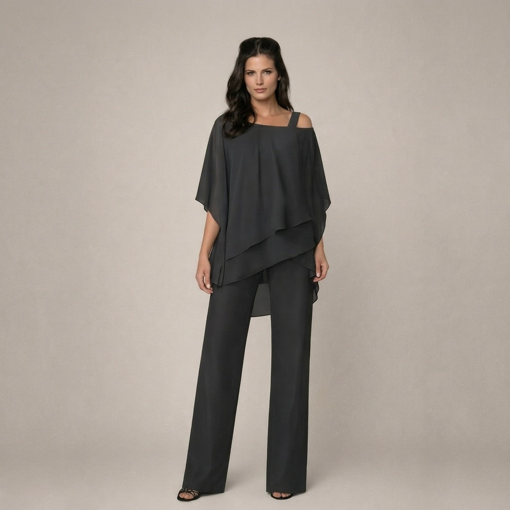 Lysandra | Women's Off Shoulder Wide Leg Set