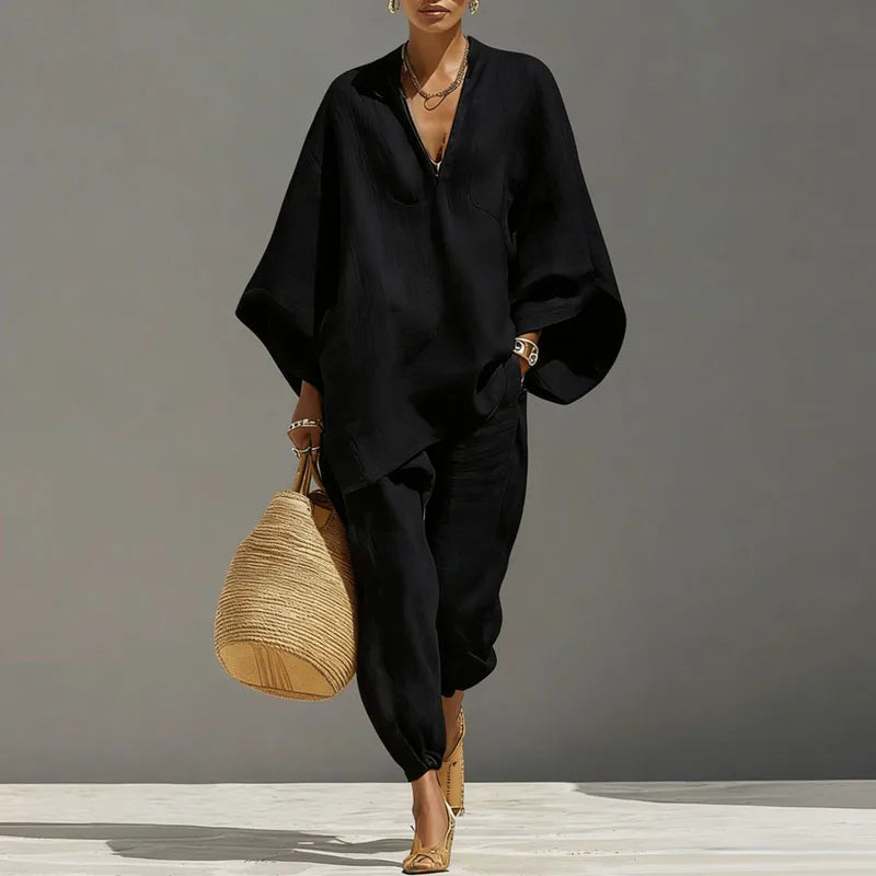 Marlena | Women's Batwing Sleeve Two Piece Set