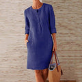 Raina | Women's Button Front Shift Dress