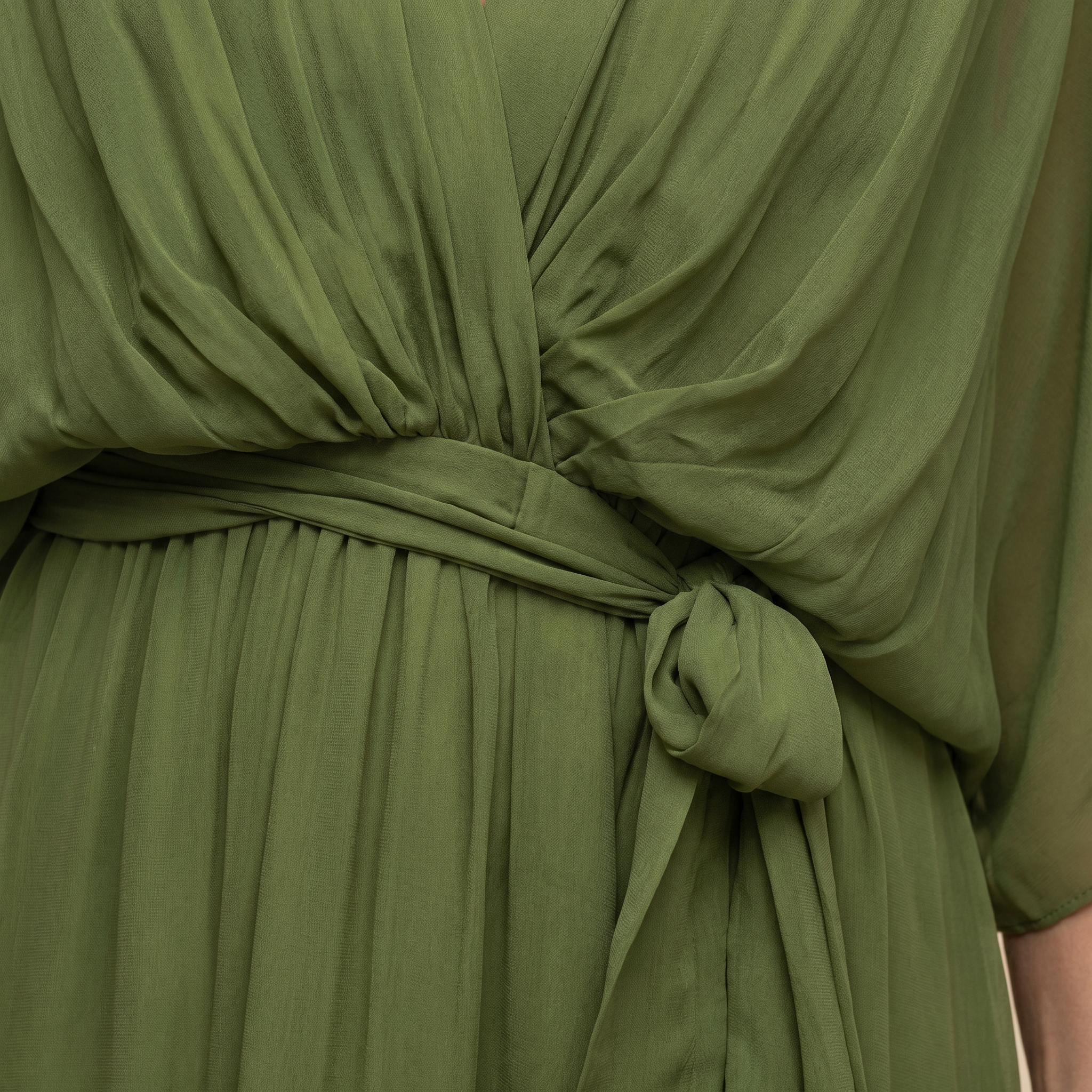 Roxanna | Women's V Neck Wrap Midi Dress