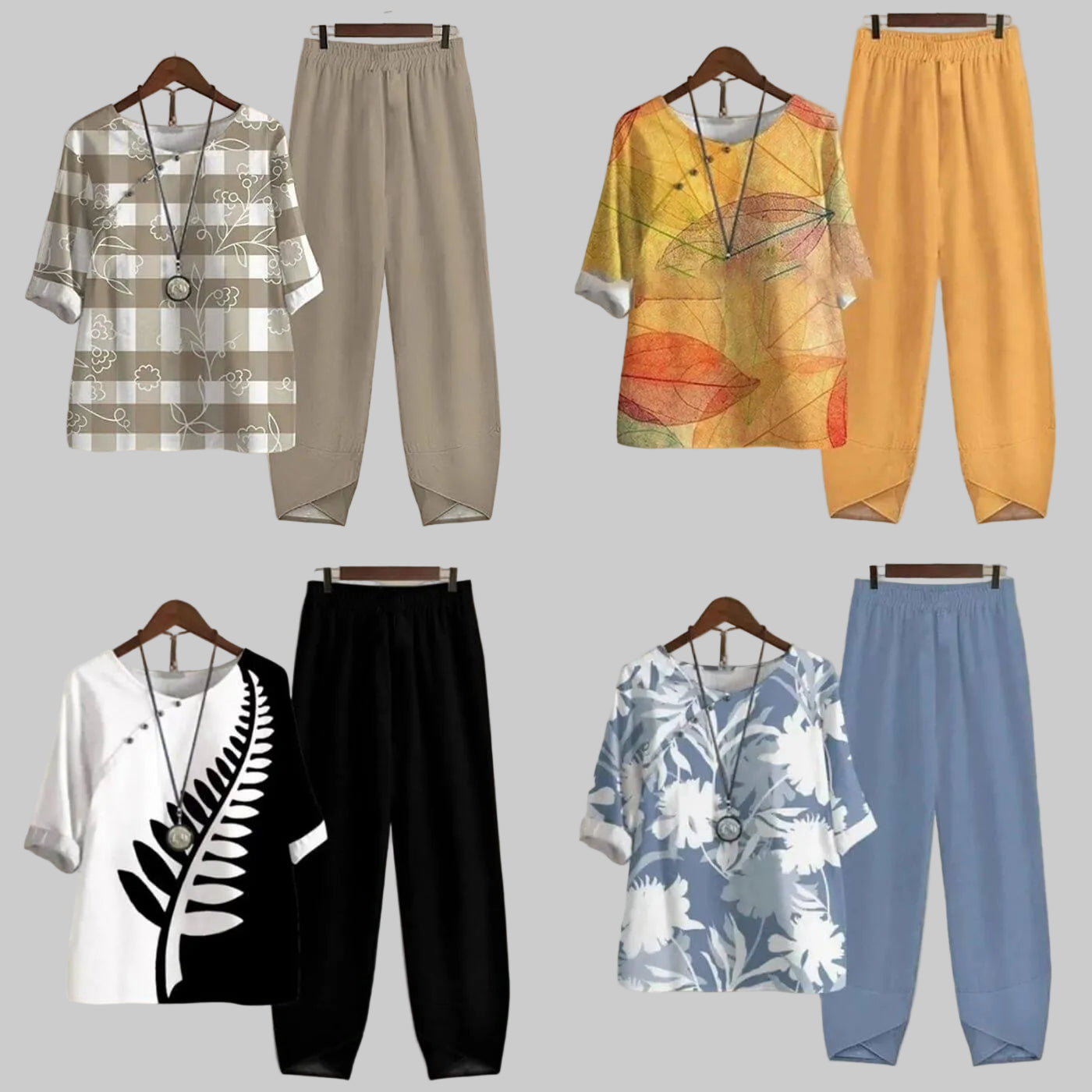 Violeta | Women's Butterfly Print Short Sleeve Lounge Set
